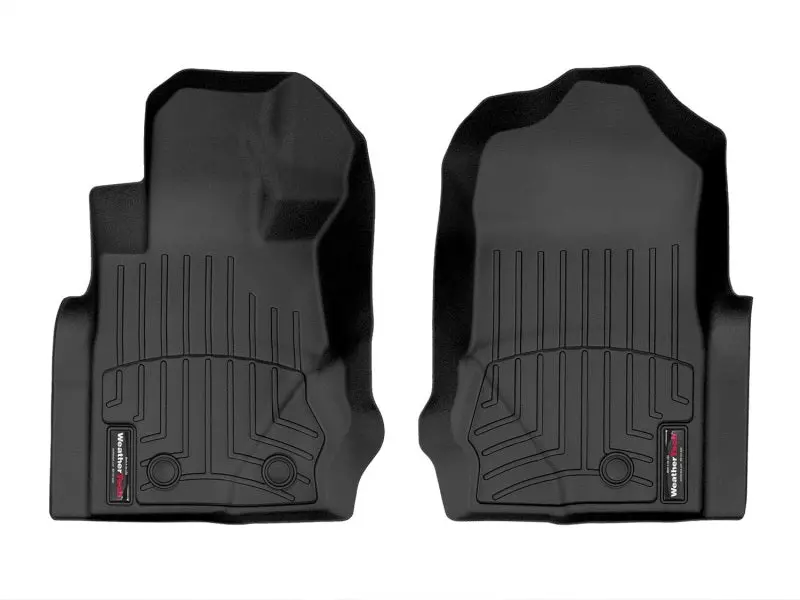 Weathertech 2021+ Ford Bronco Vinyl (Vinyl Floors Only) Front Rubber Mats - Black 1
