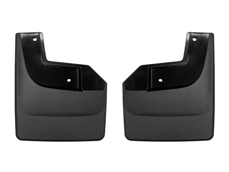 Weathertech 2021+ Ford F-150 Raptor (Incl. 37 Perf. Pkg) No Drill Rear Mudflaps - Black 1
