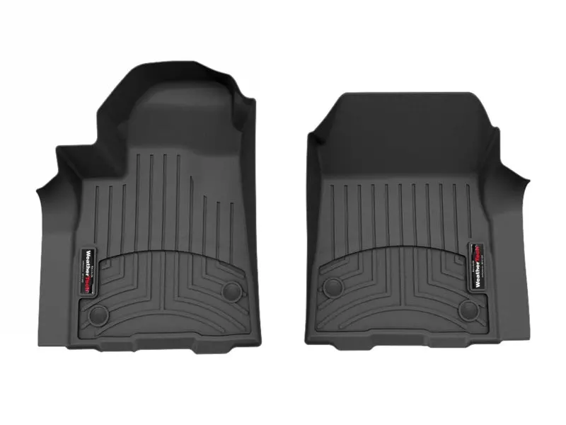 Weathertech 2024 Chevrolet Silverado Ev Front Floorliner For Vinyl Floors - Black 1