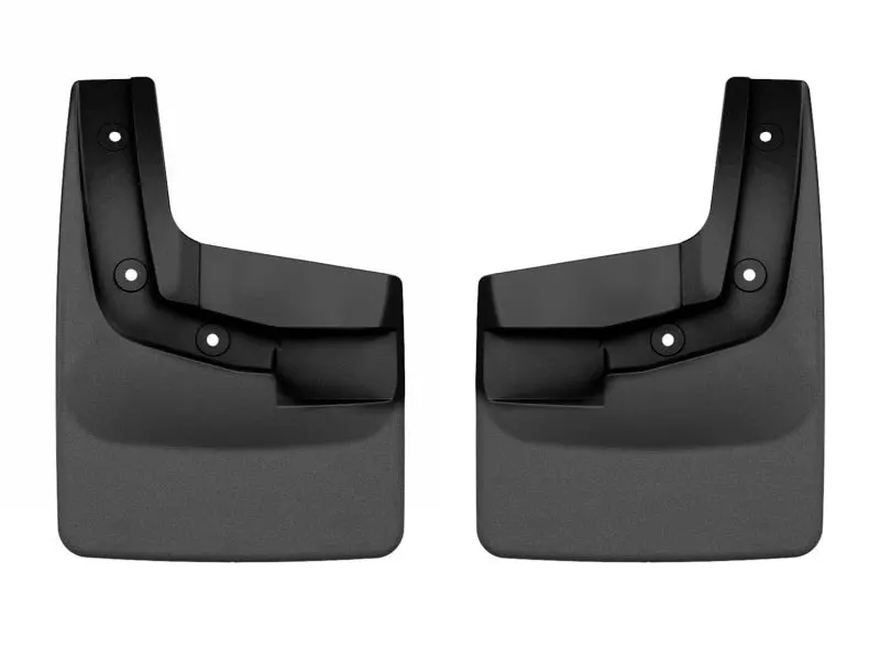 Weathertech 2024 Ford Ranger (No Raptor) No Drill Front Mudflaps - Black 1
