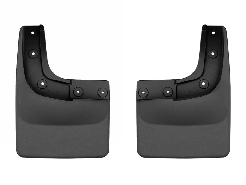 Weathertech 2024 Ford Ranger (No Raptor) No Drill Rear Mudflaps - Black 1