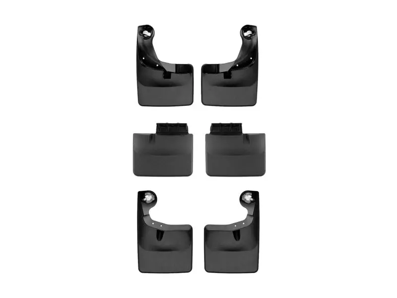 Weathertech 2025 Ford F-150 Front & Rear No Drill Mudflaps - Black 1