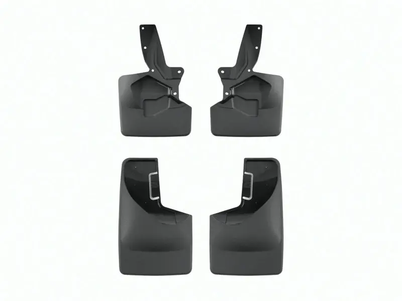Weathertech 21-23 Ford Bronco (225/265/285 Width Tire Sizes) Front & Rear No Drill Mudflaps - Black 1