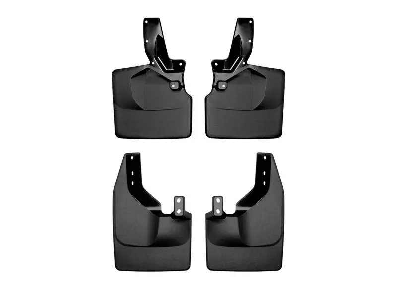 Weathertech 21-23 Ford Bronco (Will Fit Factory Rock Rails/Tube Step) No Drill Mudflaps - Black 1