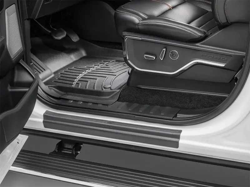 Weathertech 21-23 Ford F-150 Super Cab Sillprotector 2Pc Set - Black 1