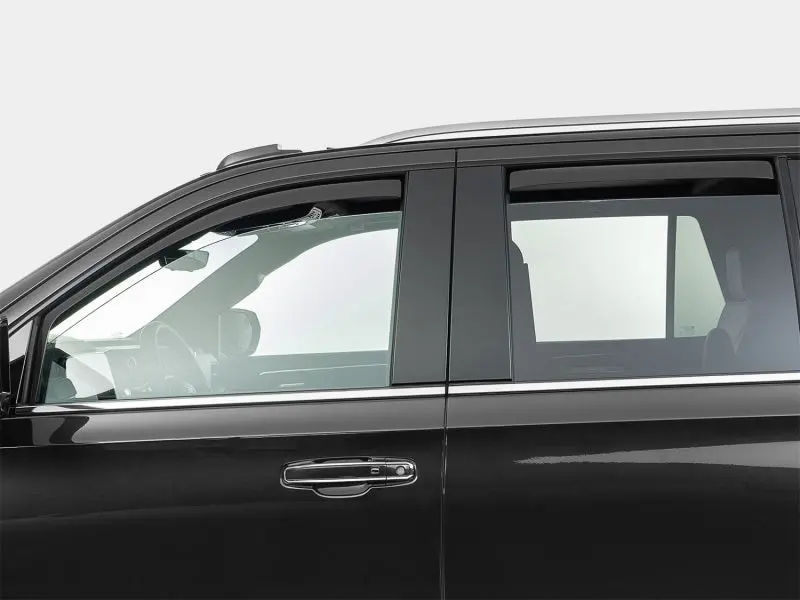 Weathertech 21-25 Cadillac Escalade Front & Rear Side Window Deflectors - Dark Smoke 1