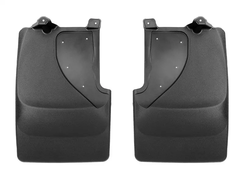 Weathertech 22-23 Ford Bronco Raptor No Drill Mudflaps Rear Pair - Black 1