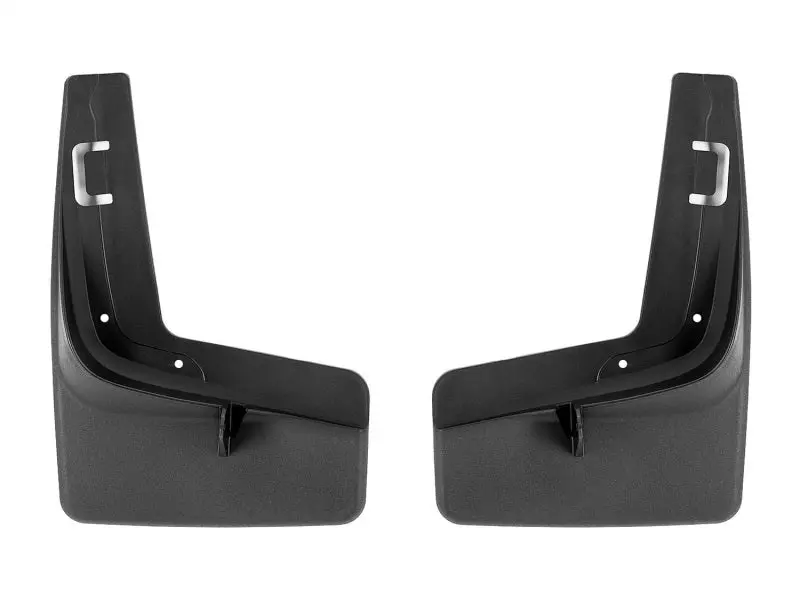 Weathertech 22-23 Ford F-150 Lightning No Drill Front Mudflaps - Black 1