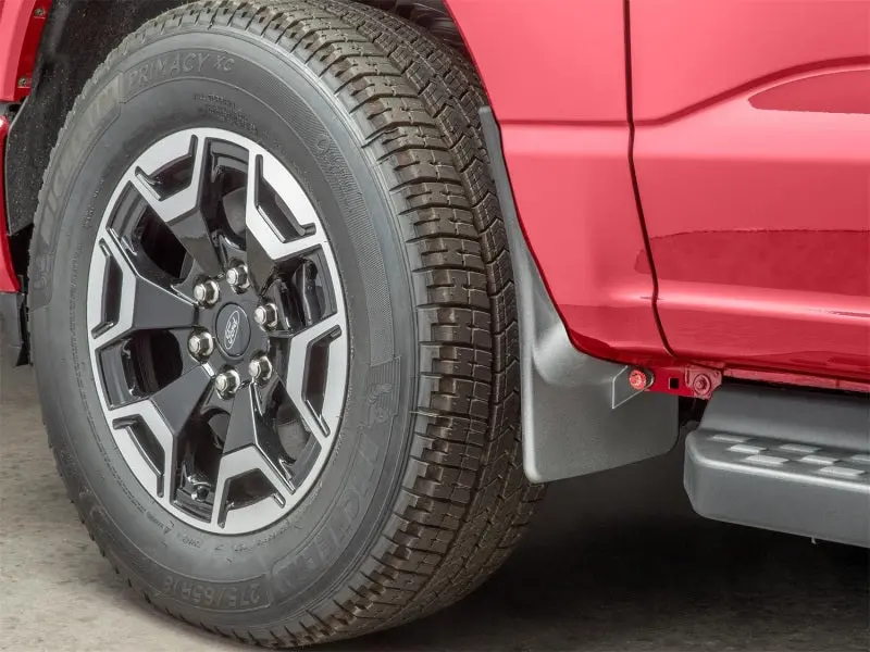 Weathertech 22-23 Ford F-150 Lightning No Drill Front Mudflaps - Black 2