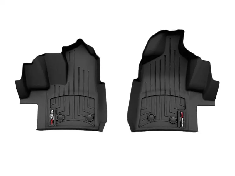 Weathertech 22-24 Ford Transit Automatic W/Carpeted Floor Front Floorliner - Black 1