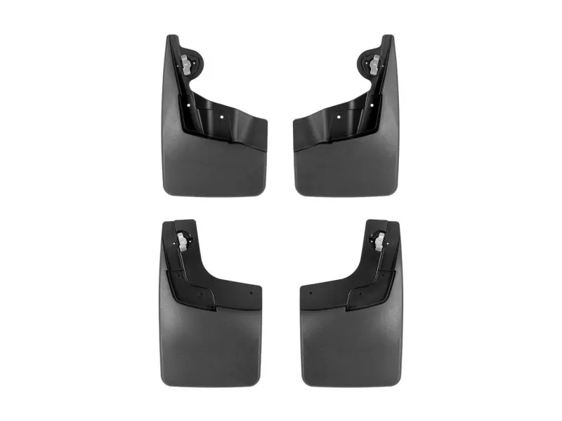 Weathertech 23-24 Chevrolet Colorado (W/O Optional Wheel Moldings) No Drill Mudflaps - Black 1