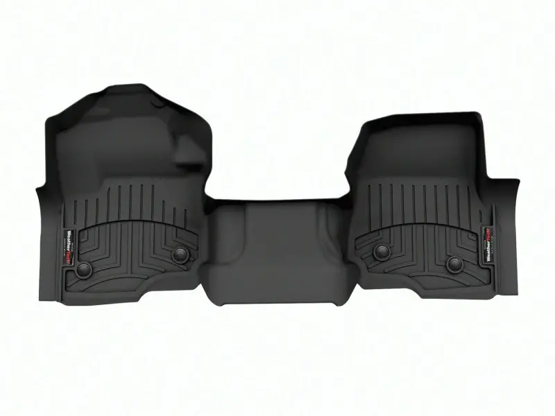 Weathertech 23-24 Ford F-250/F-350/F-450/F-550 Supercrew (Crew Cab) Vinyl Front Floorliner - Black 1
