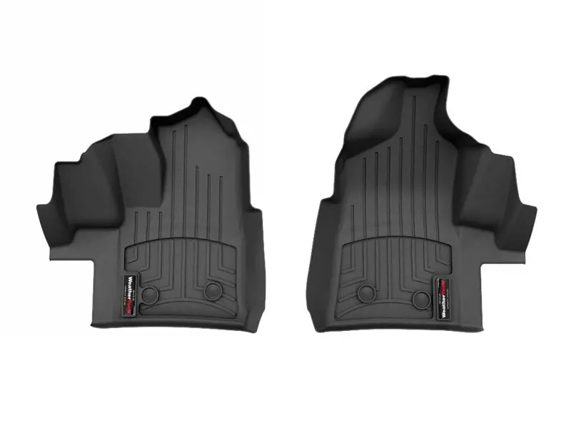 Weathertech 23-24 Ford Transit (Vinyl Floors) Front Floorliner - Black 1