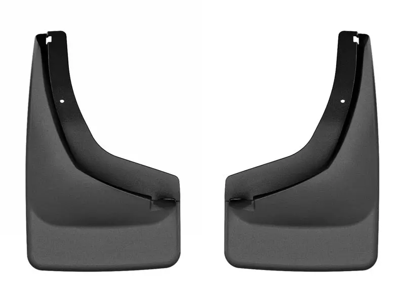Weathertech 24-25 Chevrolet Trax No Drill Rear Mudflaps - Black 1