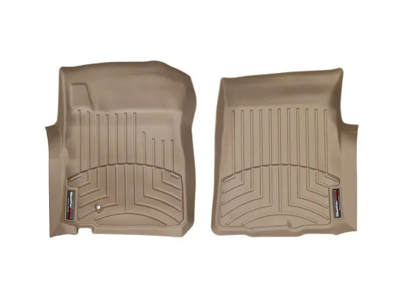 Weathertech 97-02 Ford F150 Super Cab Front Floorliner - Tan 1