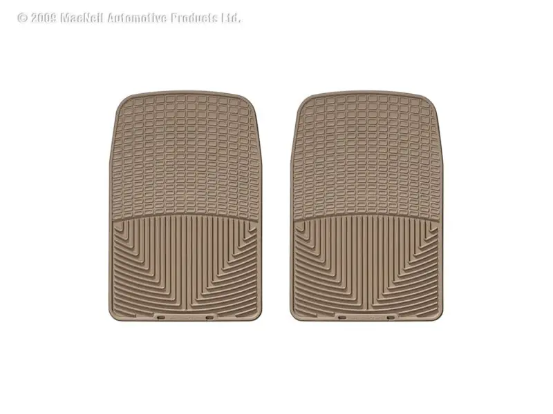 Weathertech 98 Lincoln Navigator Front Rubber Mats - Tan 1