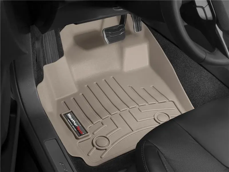 Weathertech 99-00 Chevrolet Silverado Crew Cab Front Floorliner - Tan 1