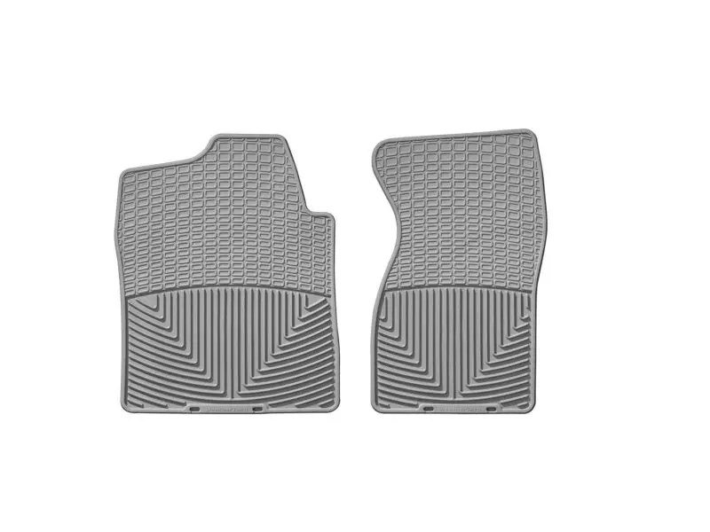 Weathertech 99-00 Chevrolet Silverado Crew Cab Front Rubber Mats - Grey 1