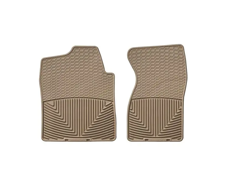 Weathertech 99-00 Chevrolet Silverado Crew Cab Front Rubber Mats - Tan 1