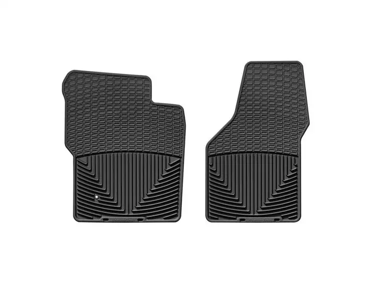 Weathertech 99-07 Ford F250 Super Duty Crew Front Rubber Mats - Black 1
