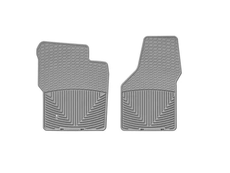 Weathertech 99-07 Ford F250 Super Duty Crew Front Rubber Mats - Grey 1