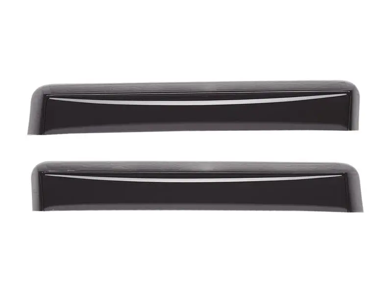 Weathertech 99-07 Ford Super Duty Super Crew Rear Side Window Deflectors - Dark Smoke 2