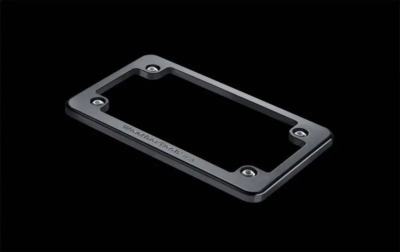 Weathertech Billet Plate Frames - Black 1