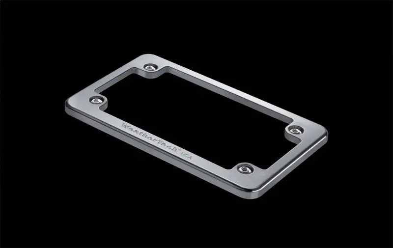 Weathertech Billet Plate Frames - Silver 1