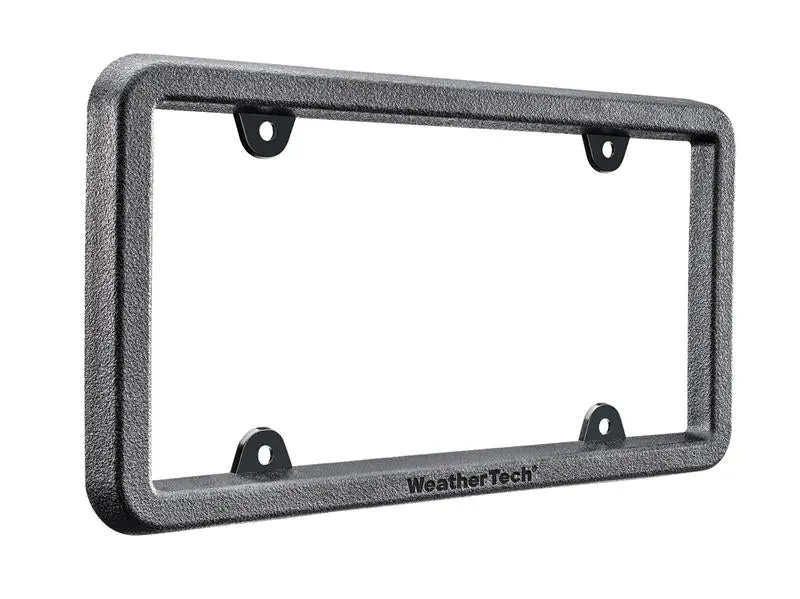 Weathertech Bumpframe Black Satin Textured Finish License Plate Frame 2