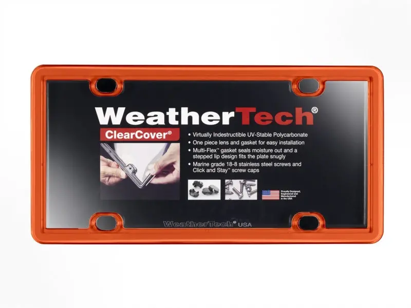 Weathertech Clearcover - Orange 1