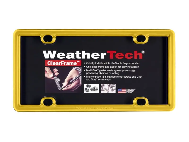 Weathertech Clearframe - Golden Yellow 1