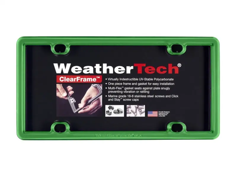 Weathertech Clearframe - Kelly Green 1