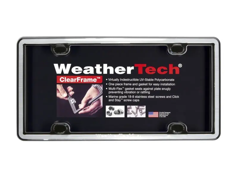 Weathertech Clearframe Kit - Brushed Stainless 1