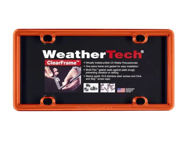 Weathertech Clearframe - Orange 1