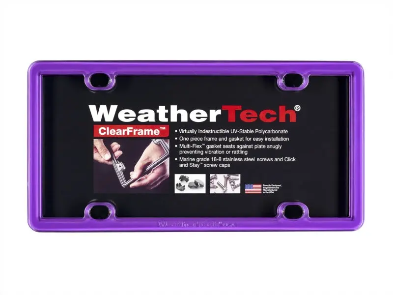 Weathertech Clearframe - Purple 2