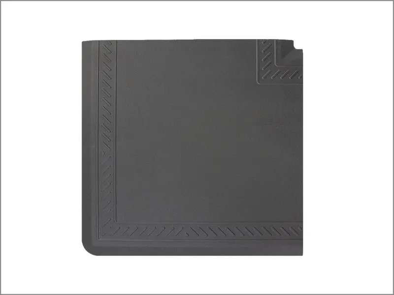 Weathertech Comfort Mat Connect Corner Mat 25 X 25In. Bordered - Black 1