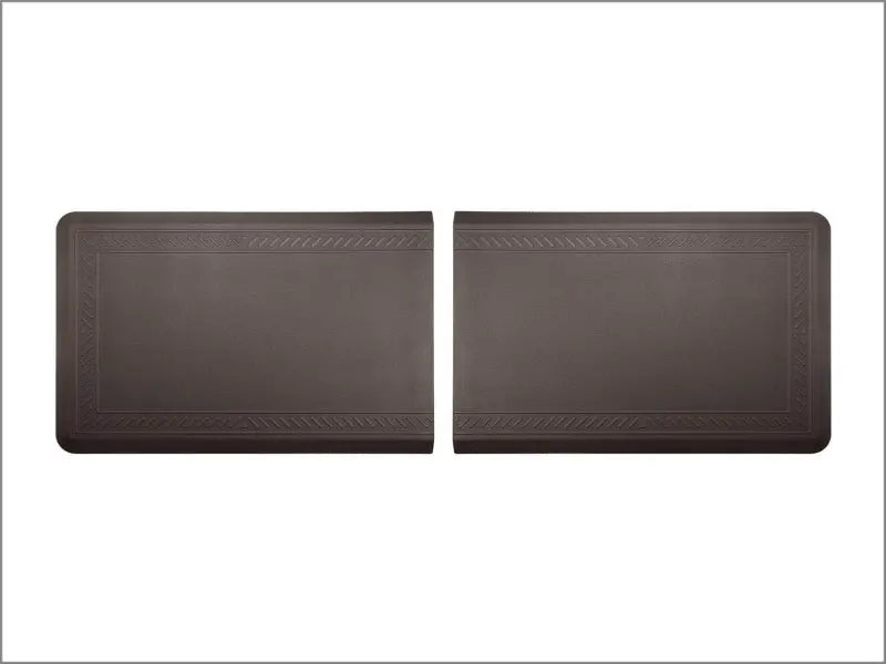 Weathertech Comfort Mat Connect End Mats 24 X 36In. (2 Qty) Bordered - Cocoa 1