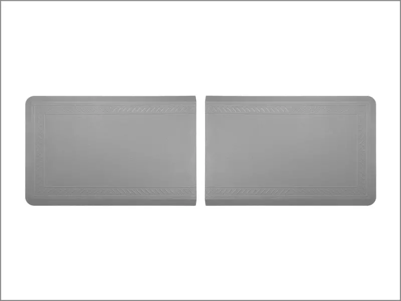 Weathertech Comfort Mat Connect End Mats 24 X 36In. (2 Qty) Bordered - Grey 1