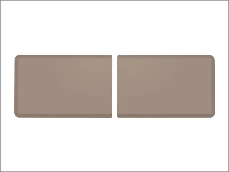 Weathertech Comfort Mat Connect End Mats 24 X 36In. (2 Qty) Stone - Tan 1
