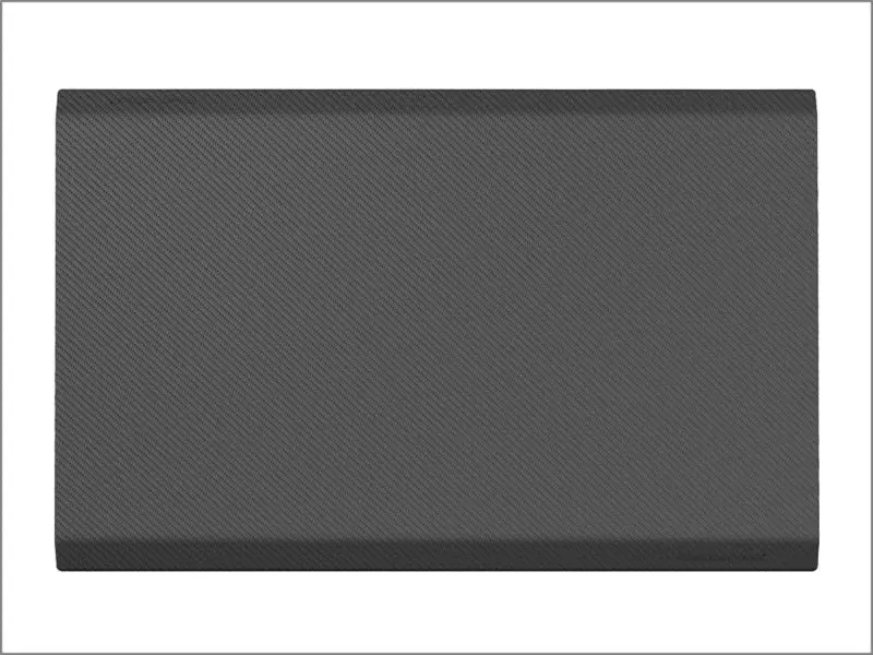 Weathertech Comfort Mat Connect Middle Mat 24 X 36In. Carbon Fiber - Black 1