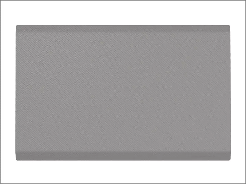 Weathertech Comfort Mat Connect Middle Mat 24 X 36In. Carbon Fiber - Grey 1