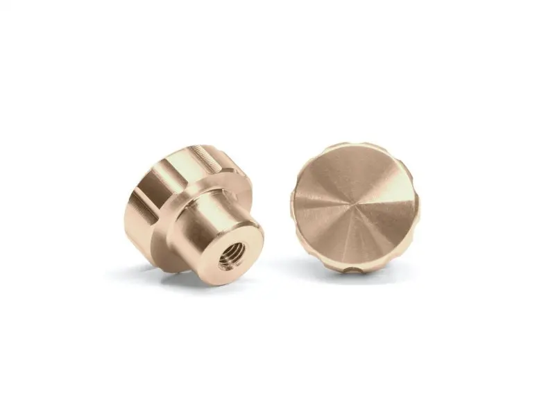 Weathertech Cupfone & Cupfone Xl W/ Hand Sanitizer Billet Knobs - Rose Gold (2 Pack) 1