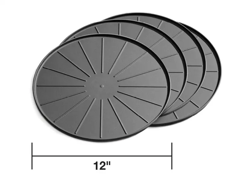 Weathertech Home Surface Protectors 12In. - Black (Set Of 4) 1