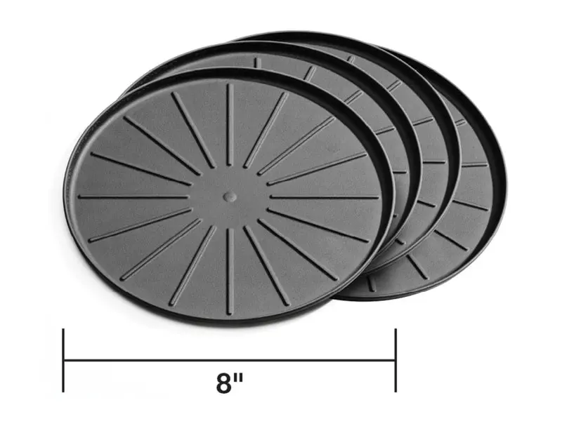 Weathertech Home Surface Protectors 8In. - Black (Set Of 4) 2