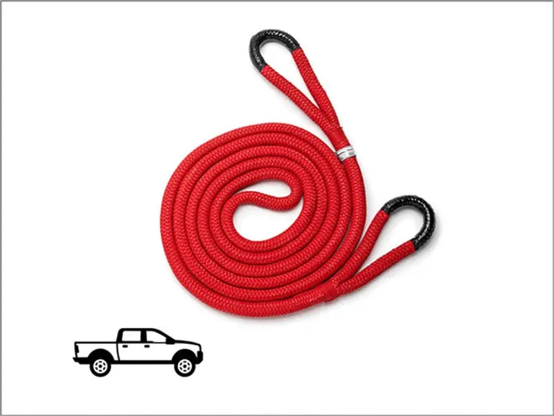Weathertech Kinetic Recovery Rope 7/8In. - Red/Black 1