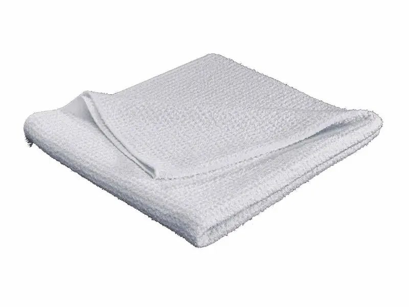 Weathertech Microfiber Waffle Weave Drying Towel - White 1