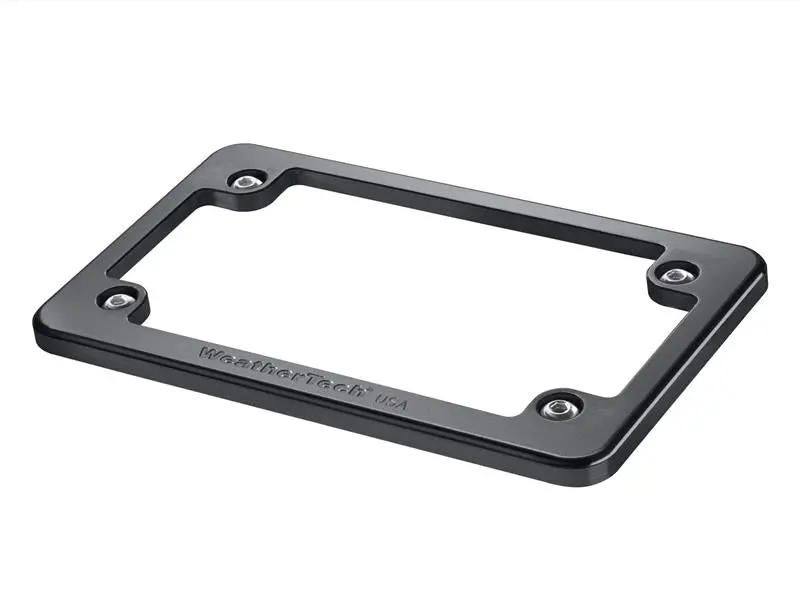 Weathertech Motorcycle Billet Plate Frames - Black 1
