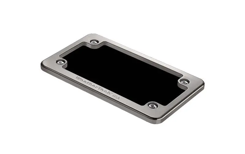 Weathertech Motorcycle Billet Plate Frames - Red 1
