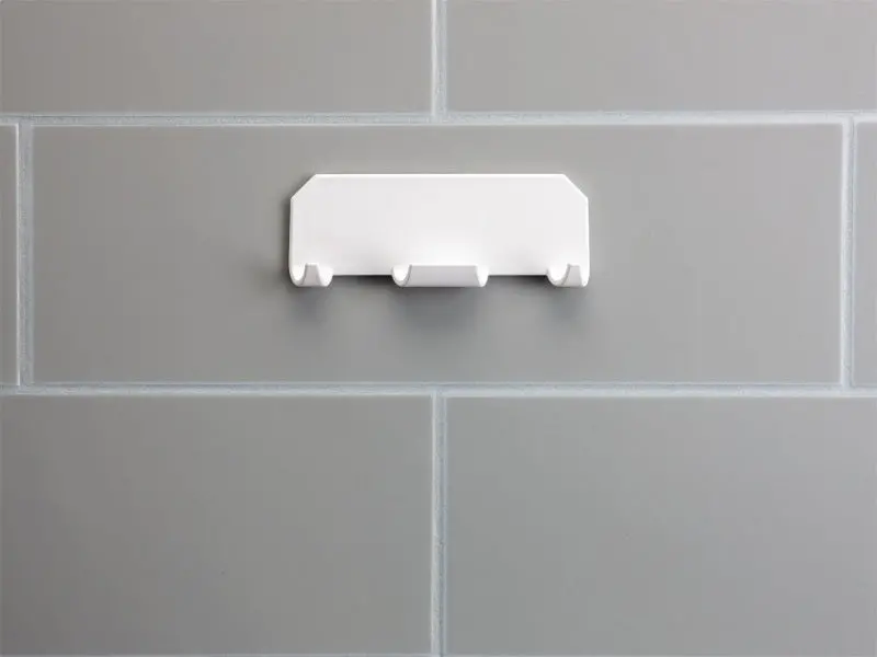 Weathertech Razorholder (Holds 2 Razors) Holder Size 4-3/8 X 1-5/8 X 3/4In. - White 2