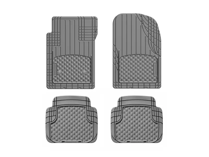 Weathertech Universal Front And Rear Trim-To-Fit Mat (4Pc Set) - Grey 1
